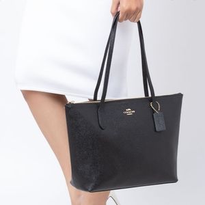 Coach zip top tote Black- BRAND NEW WITH TAGS!